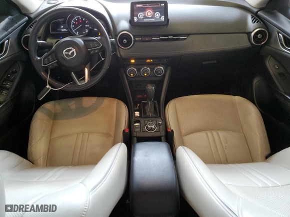 2019 Mazda CX-3 Grand Touring with VIN JM1DKDD73K0424317, listed as a Copart auction lot 55127294 with 66,200 mi miles and Salvage Title. Bid and sale history available at carsss.com. Image 8.