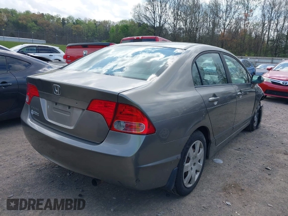 2008 Honda Civic LX with VIN 1HGFA16508L034029, listed as a IAAI auction lot 41945271 with 184,405 mi miles and . Bid and sale history available at DreamBid. Image 4.