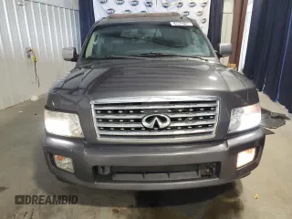 2008 Infiniti QX56 z VIN 5N3AA08D98N909588, wystawiony jako Copart lot #54063755 z przebiegiem 150 723 mil mil oraz Czysty tytuł • Clean title. Historia ofert i sprzedaży dostępna na DreamBid. Obrazek 5.