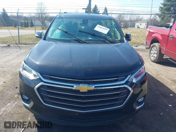 2021 Chevrolet Traverse LT Cloth with VIN 1GNERGKW5MJ197065, listed as a IAAI auction lot 41861029 with 57,992 mi miles. Bid and sale history available at carsss.com. Image 12.