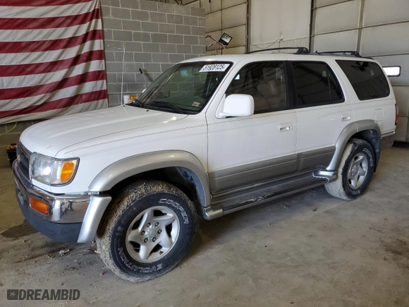1998 Toyota 4Runner Limited with VIN JT3HN87RXW9017338, listed as a Copart auction lot 51928125 with 204,141 mi miles and Salvage Title. Bid and sale history available at carsss.com. Image 1.