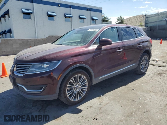 2017 Lincoln MKX Reserve with VIN 2LMPJ8LR7HBL19751, listed as a Copart auction lot 61425825 with 97,757 mi miles and Salvage title. Bid and sale history available at DreamBid. Image 1.