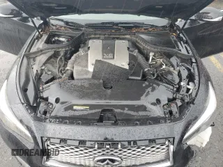 2014 Infiniti Q50 Premium with VIN JN1BV7AR9EM707892, listed as a Copart auction lot 63298055 with 144,391 mi miles and Salvage title. Bid and sale history available at DreamBid. Image 11.