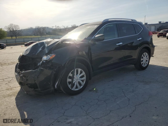 2017 Nissan Rogue S with VIN JN8AT2MTXHW387455, listed as a Copart auction lot 51064605 with 143,947 mi miles and Salvage Title. Bid and sale history available at carsss.com. Image 1.