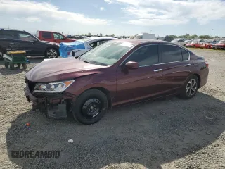 2017 Honda Accord Sedan LX with VIN 1HGCR2F3XHA133288, listed as a Copart auction lot 52798215 with 99,637 mi miles and Salvage Title. Bid and sale history available at carsss.com. Image 1.
