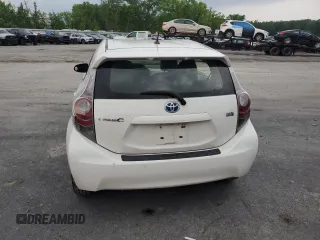2012 Toyota Prius One z VIN JTDKDTB3XC1509615, wystawiony jako Copart lot #59868725 z przebiegiem Nie podano mil oraz Szkoda całkowita • Salvage title. Historia ofert i sprzedaży dostępna na DreamBid. Obrazek 6.