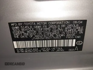 2005 Lexus LS 430 z VIN JTHBN36F850176453, wystawiony jako IAAI lot #41680395 z przebiegiem 136 288 mil mil oraz . Historia ofert i sprzedaży dostępna na DreamBid. Obrazek 9.