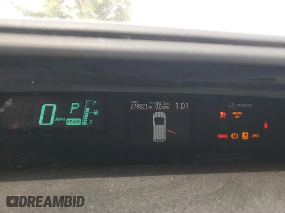 2012 Toyota Prius One z VIN JTDKDTB3XC1006733, wystawiony jako Copart lot #78012364 z przebiegiem 278 821 mil mil oraz Szkoda całkowita • Salvage title. Historia ofert i sprzedaży dostępna na DreamBid. Obrazek 9.