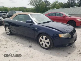 2004 Audi A4 1.8T with VIN WAUAC48H84K006973, listed as a Copart auction lot 57581245 with 118,226 mi miles and Clean title. Bid and sale history available at DreamBid. Image 4.