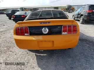 2007 Ford Mustang Deluxe with VIN 1ZVFT80N075259366, listed as a Copart auction lot 51644135 with Not Provided miles and Salvage Title. Bid and sale history available at carsss.com. Image 6.