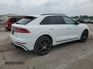 2019 Audi Q8 Prestige z VIN WA1FVAF15KD033597, wystawiony jako Copart lot #59423085 z przebiegiem 85 951 mil mil oraz Czysty tytuł • Clean title. Historia ofert i sprzedaży dostępna na DreamBid. Obrazek 3.