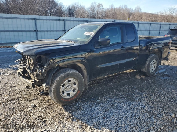 2022 Nissan Frontier S with VIN 1N6ED1CM6NN664518, listed as a Copart auction lot 46261135 with 55,980 mi miles and Clean Title. Bid and sale history available at carsss.com. Image 1.