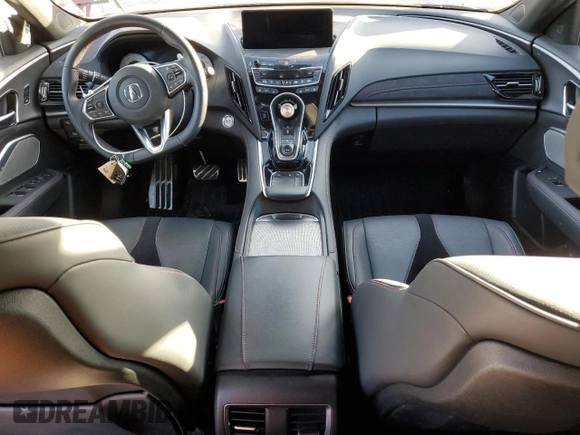 2022 Acura RDX w/A-Spec Package with VIN 5J8TC1H65NL004443, listed as a Copart auction lot 80277424 with 37,479 mi miles and Salvage Title. Bid and sale history available at carsss.com. Image 8.