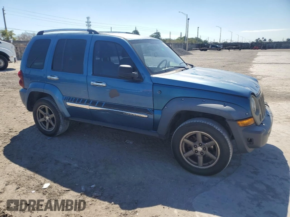 2005 Jeep Liberty Limited with VIN 1J4GK58K35W625406, listed as a Copart auction lot 46988565 with 223,860 mi miles and Salvage Title. Bid and sale history available at carsss.com. Image 4.