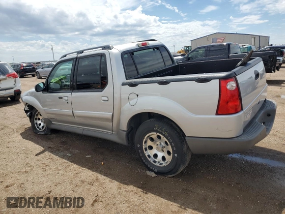 2002 Ford Explorer Sport Trac Value with VIN 1FMZU67E02UC23257, listed as a Copart auction lot 55503605 with 107,053 mi miles and Salvage title. Bid and sale history available at DreamBid. Image 2.
