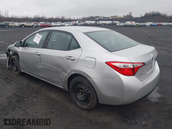 2015 Toyota Corolla L with VIN 2T1BURHE7FC362276, listed as a IAAI auction lot 41946466 with 105,957 mi miles and . Bid and sale history available at DreamBid. Image 3.