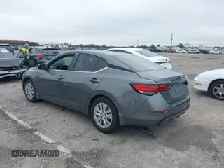 2020 Nissan Sentra S with VIN 3N1AB8BVXLY291612, listed as a IAAI auction lot 41397437 with 45,009 mi miles. Bid and sale history available at carsss.com. Image 3.