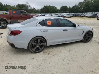 2019 Genesis G70 2.0T Advanced with VIN KMTG44LA8KU034148, listed as a Copart auction lot 71370214 with 37,482 mi miles and Non Repairable. Bid and sale history available at carsss.com. Image 3.