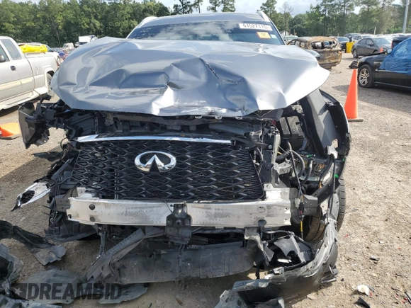 2023 Infiniti QX60 Luxe with VIN 5N1DL1FR2PC357625, listed as a Copart auction lot 61527115 with 50,177 mi miles and Salvage title. Bid and sale history available at DreamBid. Image 5.
