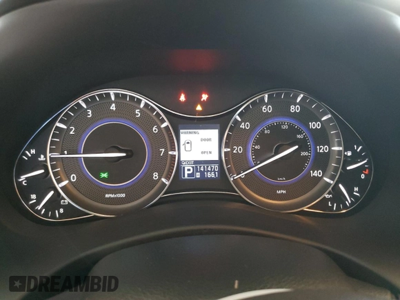 2012 Infiniti QX56 7-passenger with VIN JN8AZ2NE1C9020532, listed as a Copart auction lot 68012654 with 141,470 mi miles and Salvage Title. Bid and sale history available at carsss.com. Image 9.