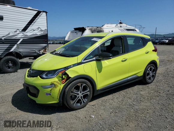2019 Chevrolet Bolt EV Premier with VIN 1G1FZ6S02K4110388, listed as a Copart auction lot 52426095 with 65,913 mi miles and Salvage title. Bid and sale history available at DreamBid. Image 1.