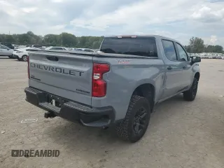2024 Chevrolet Silverado 1500 Custom Trail Boss with VIN 3GCPDCEK4RG180378, listed as a Copart auction lot 71771424 with 7,590 mi miles and Salvage Title. Bid and sale history available at carsss.com. Image 3.