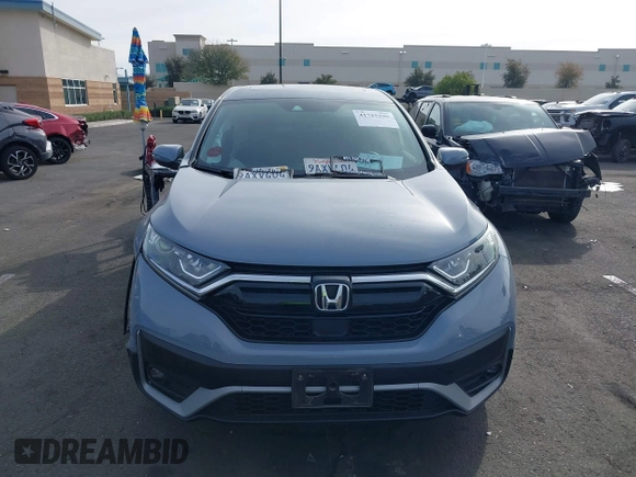 2022 Honda CR-V EX with VIN 2HKRW1H56NH404488, listed as a IAAI auction lot 41725290 with 49,383 mi miles. Bid and sale history available at carsss.com. Image 13.
