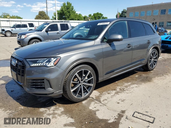 2020 Audi Q7 Prestige with VIN WA1VXAF71LD003878, listed as a Copart auction lot 60166025 with 34,093 mi miles and Salvage title. Bid and sale history available at DreamBid. Image 1.