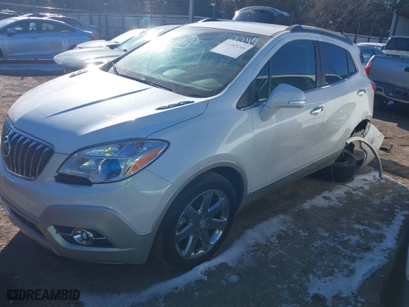 2016 Buick Encore Leather with VIN KL4CJCSB2GB728244, listed as a IAAI auction lot 41385246 with 85,553 mi miles. Bid and sale history available at carsss.com. Image 17.