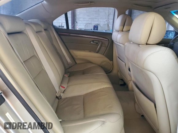 2006 Acura RL with VIN JH4KB16546C001377, listed as a Copart auction lot 48790805 with 142,052 mi miles and Salvage Title. Bid and sale history available at DreamBid. Image 10.