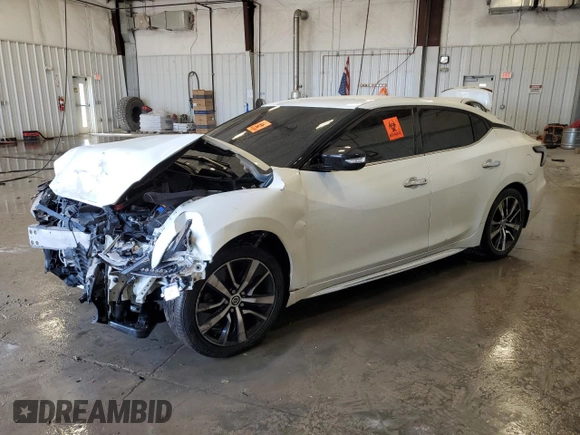 2020 Nissan Maxima SV with VIN 1N4AA6CVXLC372417, listed as a Copart auction lot 49233275 with 64,200 mi miles and Non Repairable. Bid and sale history available at carsss.com. Image 1.