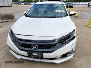 2019 Honda Civic LX with VIN 2HGFC2F68KH606218, listed as a Copart auction lot 55811975 with 74,750 mi miles and Salvage Title. Bid and sale history available at DreamBid. Image 5.