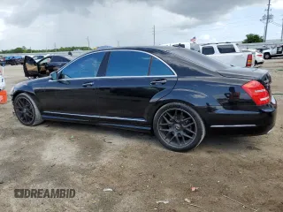 2010 Mercedes-Benz S 550 with VIN WDDNG7BB1AA326822, listed as a Copart auction lot 52373325 with 105,313 mi miles and Salvage Title. Bid and sale history available at DreamBid. Image 2.