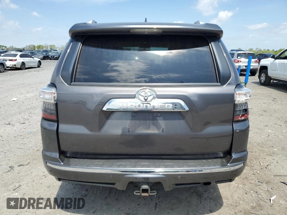 2016 Toyota 4Runner Limited with VIN JTEBU5JR7G5319914, listed as a Copart auction lot 53989425 with 110,370 mi miles and Salvage Title. Bid and sale history available at DreamBid. Image 6.