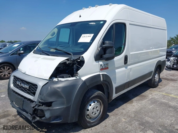 2019 Ram ProMaster Cargo Van with VIN 3C6TRVBG0KE547779, listed as a IAAI auction lot 42071369 with 149,423 mi miles. Bid and sale history available at carsss.com. Image 17.