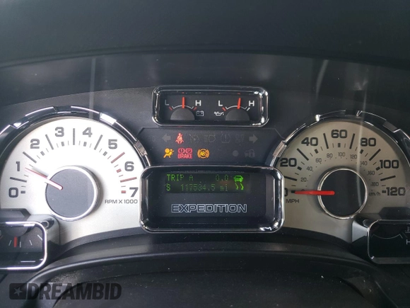 2008 Ford Expedition EL Limited with VIN 1FMFK20518LA45546, listed as a Copart auction lot 48711185 with 117,534 mi miles and Salvage Title. Bid and sale history available at carsss.com. Image 9.