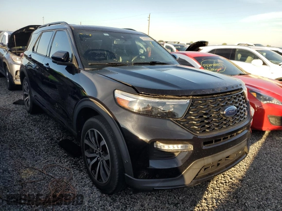 2020 Ford Explorer ST with VIN 1FM5K8GC4LGB19224, listed as a Copart auction lot 74131374 with Not Provided miles and Salvage Title. Bid and sale history available at DreamBid. Image 4.