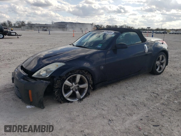 2008 Nissan 350Z Enthusiast with VIN JN1BZ36A78M850344, listed as a Copart auction lot 86394824 with 113,134 mi miles and Salvage Title. Bid and sale history available at DreamBid. Image 1.