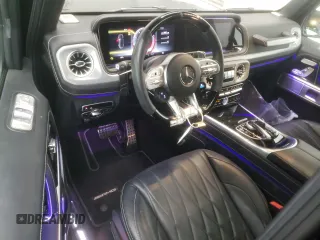 2022 Mercedes-Benz G 63 AMG with VIN W1NYC7HJ2NX444083, listed as a Copart auction lot 64764324 with 7,909 mi miles and Salvage title. Bid and sale history available at DreamBid. Image 8.