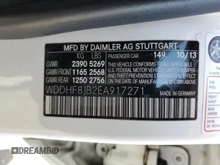 2014 Mercedes-Benz E E 350 Luxury with VIN WDDHF8JB2EA917271, listed as a Copart auction lot 53090105 with 198,839 mi miles and Salvage Title. Bid and sale history available at carsss.com. Image 12.