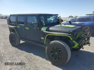 2017 Jeep Wrangler Unlimited Sport with VIN 1C4BJWDG0HL616663, listed as a Copart auction lot 53261995 with 80,356 mi miles and Salvage title. Bid and sale history available at DreamBid. Image 4.
