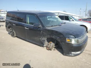 2017 Ford Flex SEL with VIN 2FMGK5C8XHBA04022, listed as a Copart auction lot 48673995 with 104,580 mi miles and Salvage Title. Bid and sale history available at carsss.com. Image 4.