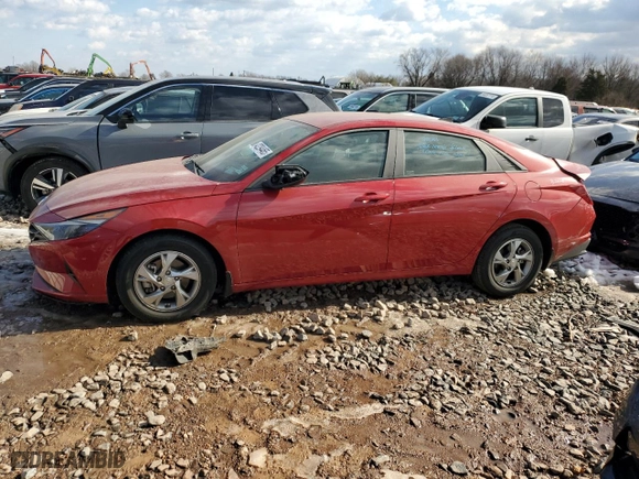 2023 Hyundai Elantra SE with VIN KMHLL4AG8PU454129, listed as a Copart auction lot 42294465 with 12,701 mi miles and Salvage Title. Bid and sale history available at carsss.com. Image 1.