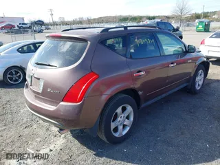 2004 Nissan Murano SE with VIN JN8AZ08W24W307566, listed as a IAAI auction lot 41809579 with 118,114 mi miles. Bid and sale history available at carsss.com. Image 4.