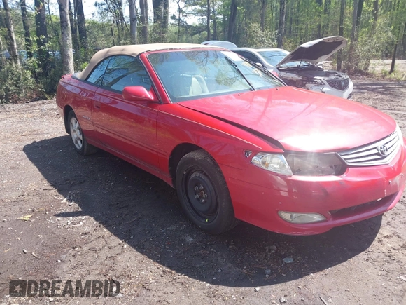 2002 Toyota Solara SE with VIN 2T1FF28P82C569418, listed as a IAAI auction lot 41942270 with 191,373 mi miles and . Bid and sale history available at DreamBid. Image 1.