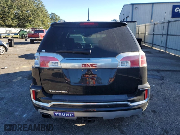 2016 GMC Terrain Denali with VIN 2GKALREKXG6282633, listed as a Copart auction lot 76314784 with 157,250 mi miles and Salvage title. Bid and sale history available at DreamBid. Image 6.