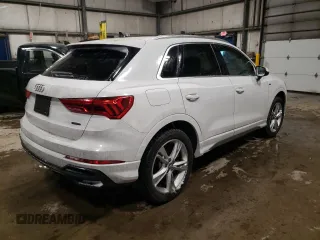 2020 Audi Q3 S line Prestige with VIN WA1FECF38L1036901, listed as a Copart auction lot 83328484 with 63,939 mi miles and Non Repairable. Bid and sale history available at carsss.com. Image 3.