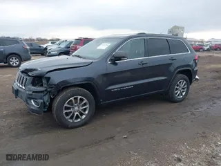 2014 Jeep Grand Cherokee Limited with VIN 1C4RJFBG8EC269600, listed as a IAAI auction lot 41652735 with 162,758 mi miles. Bid and sale history available at carsss.com. Image 2.
