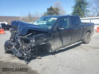 2019 Ram 1500 Big Horn/Lone Star with VIN 1C6SRFFT6KN827176, listed as a Copart auction lot 51290775 with 76,981 mi miles and Salvage Title. Bid and sale history available at carsss.com. Image 1.