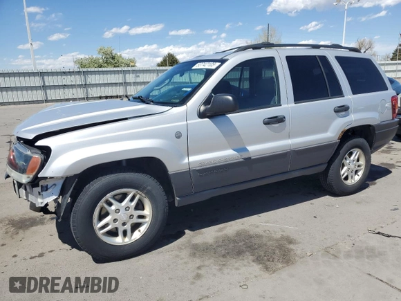 2004 Jeep Grand Cherokee Laredo with VIN 1J4GW48S34C430923, listed as a Copart auction lot 53742105 with 194,372 mi miles and Salvage Title. Bid and sale history available at carsss.com. Image 1.